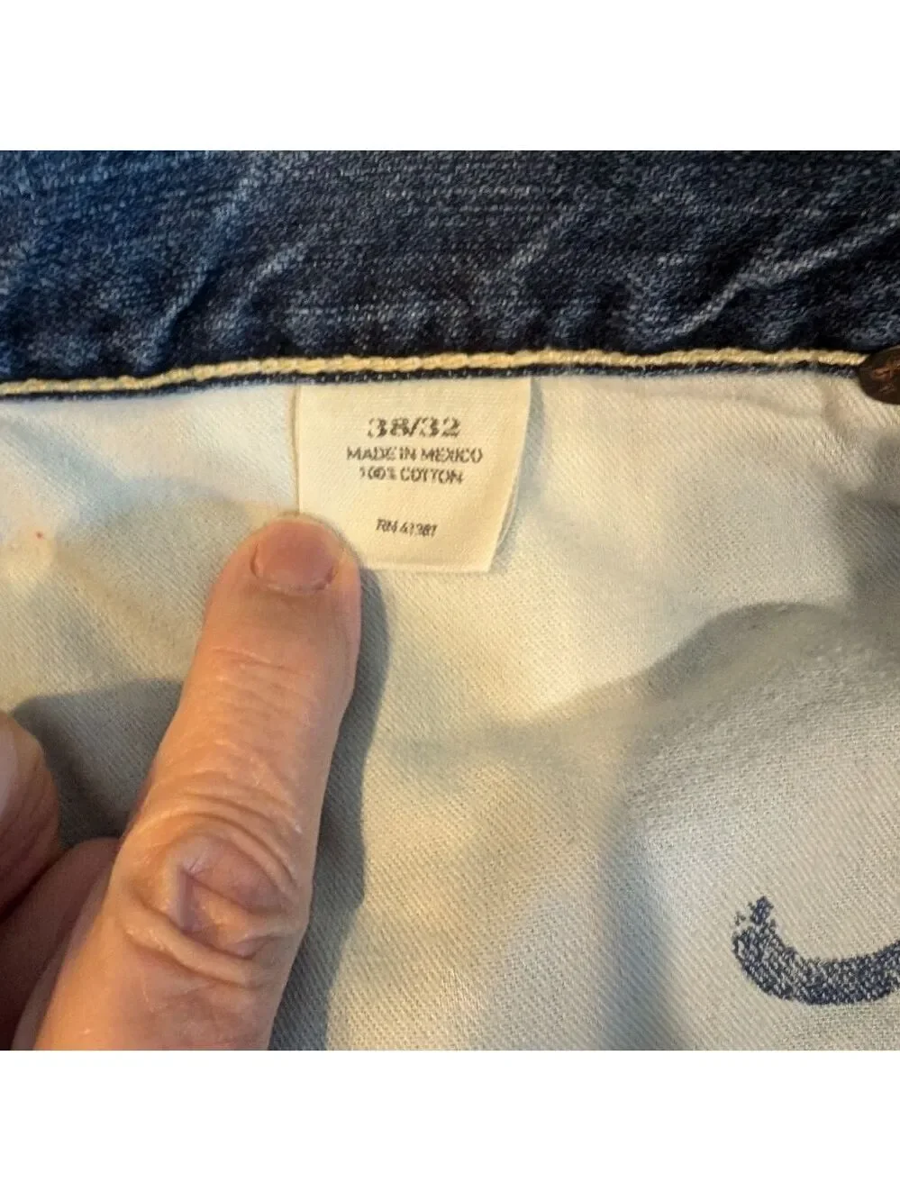 Polo Ralph Lauren 650 Madison Ave Classic Fit 100% Cotton Jeans 38 X 31